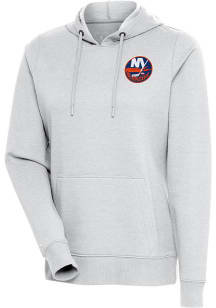 Antigua New York Islanders Womens Grey Action Crew Sweatshirt