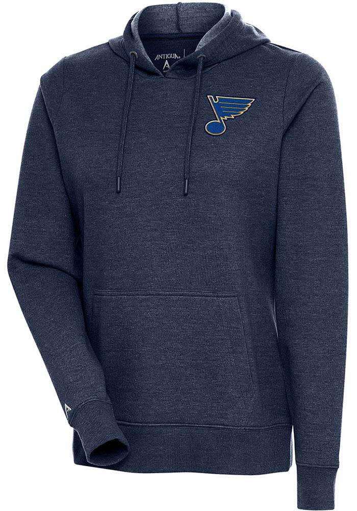 Antigua NHL St Louis Blues Women's Action Pullover, Grey, Medium, Cotton