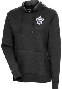 Antigua Toronto Maple Leafs Womens Black Action Crew Sweatshirt