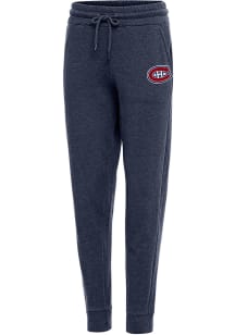 Antigua Montreal Canadiens Womens Action Navy Blue Sweatpants