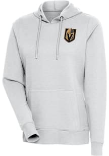 Antigua Vegas Golden Knights Womens Grey Action Hooded Sweatshirt