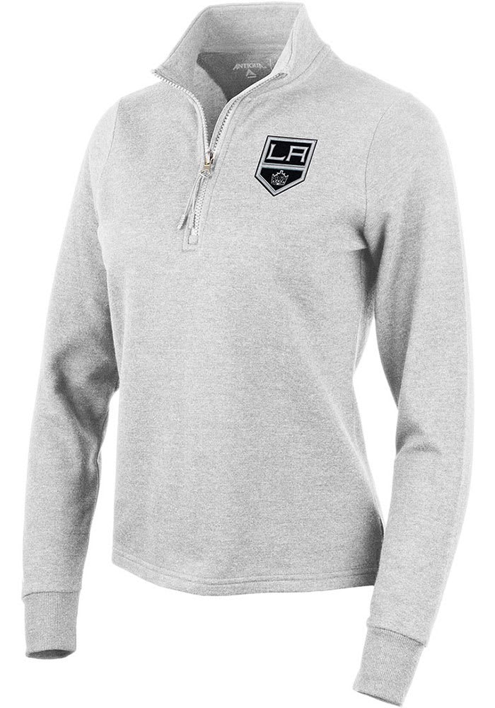 Los Angeles Kings Antigua Victory Pullover Sweatshirt - White