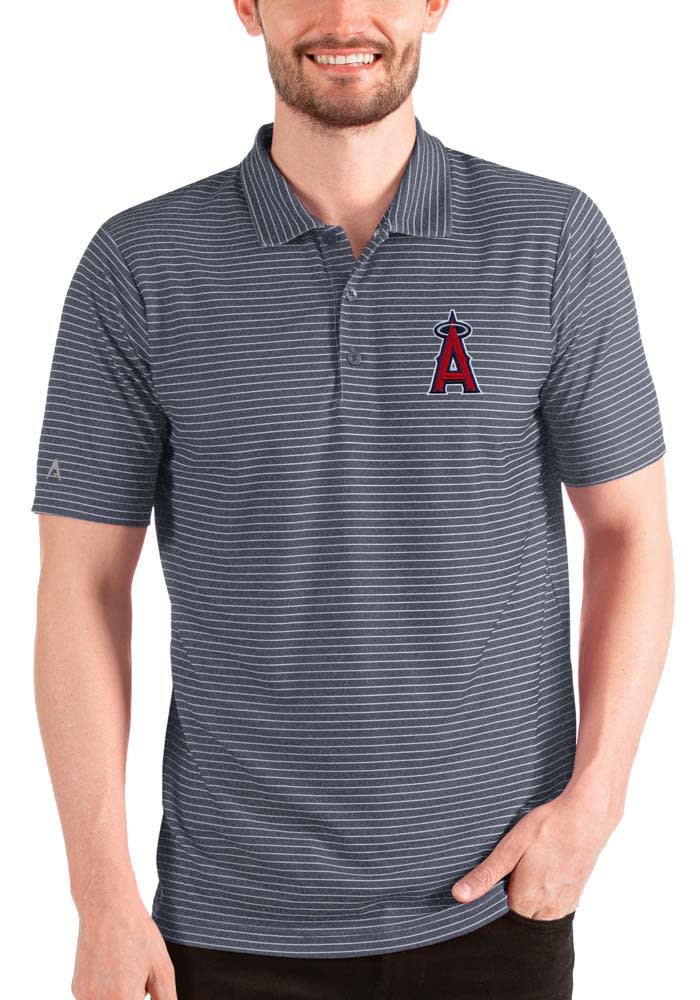 Los Angeles Angels Antigua Women's Compass Polo - White