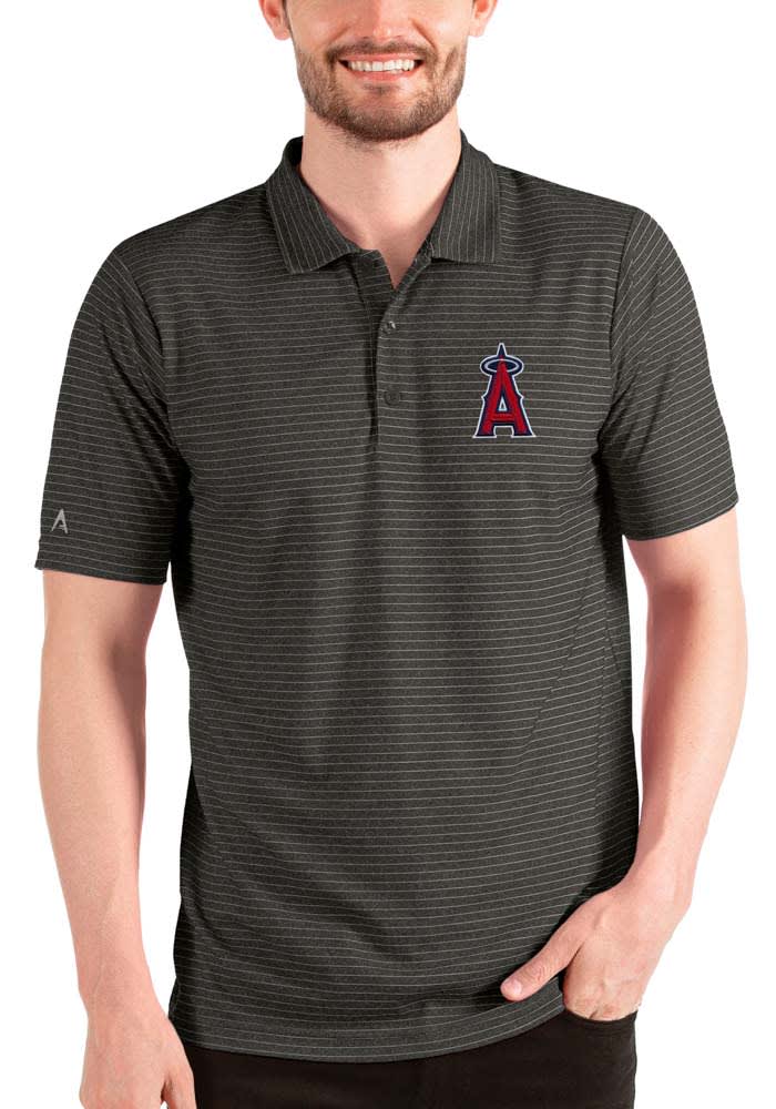 Antigua Men's Los Angeles Angels Navy Affluent Polo