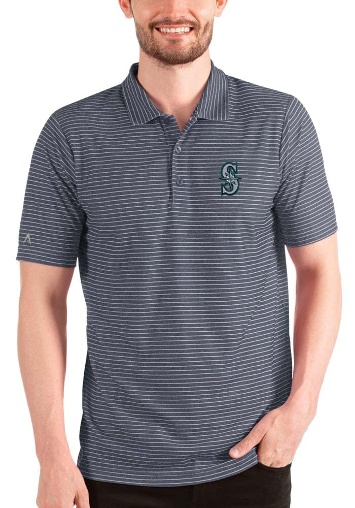 Men's Antigua White Seattle Mariners Tribute Polo