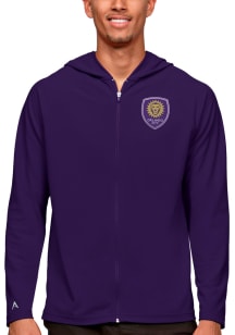 Antigua Orlando City SC Mens Purple Legacy Long Sleeve Full Zip Jacket