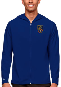 Antigua Real Salt Lake Mens Blue Legacy Long Sleeve Full Zip Jacket