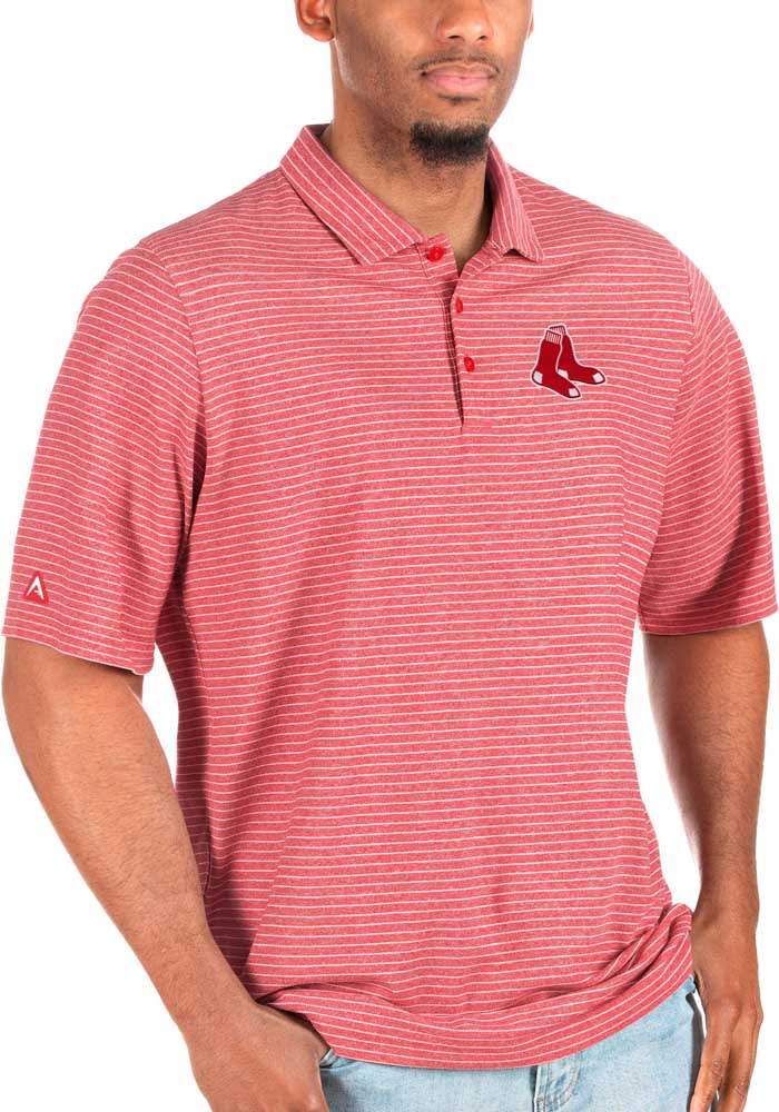 Boston Red Sox Antigua Big & Tall Tribute Polo - Navy