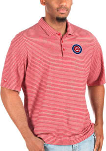 Antigua Chicago Cubs Red Esteem Big and Tall Polo