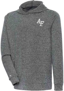 Antigua Air Force Falcons Mens Charcoal Absolute Long Sleeve Hoodie