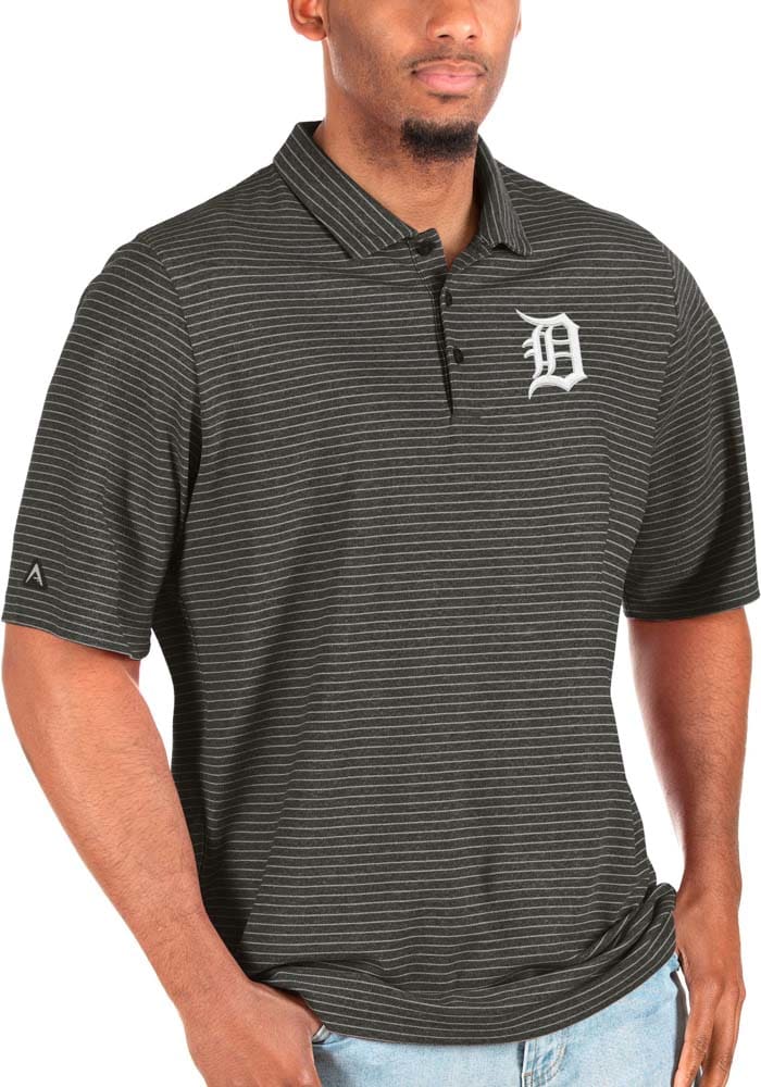 Men's Oatmeal/Heathered Charcoal Detroit Tigers Big & Tall Raglan