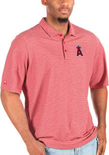 Antigua Los Angeles Angels Red Esteem Big and Tall Polo