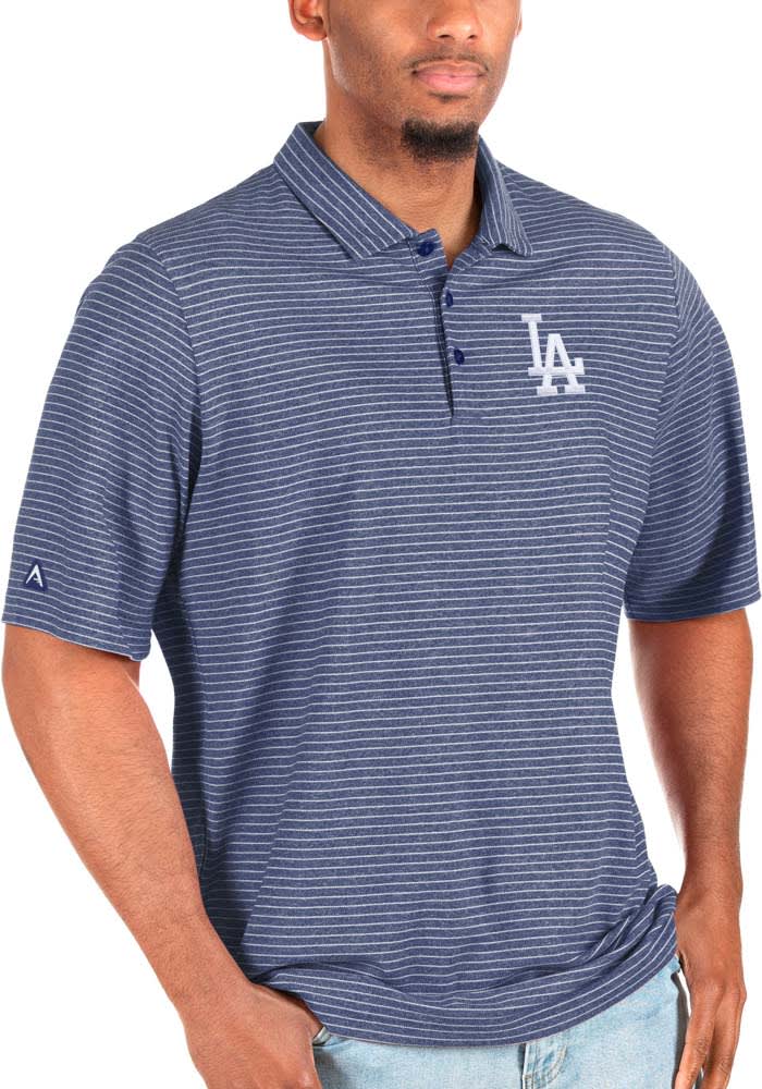 Los Angeles Dodgers Antigua Blue Esteem Big and Tall Polo