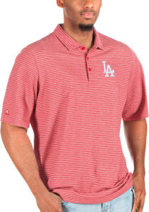 Antigua Los Angeles Dodgers Red Esteem Big and Tall Polo