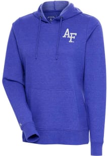 Antigua Air Force Falcons Mens Blue Action Long Sleeve Hoodie