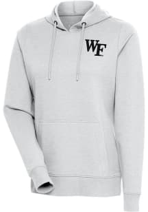 Antigua Wake Forest Demon Deacons Mens Grey Action Long Sleeve Hoodie