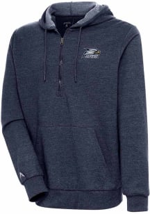 Antigua Georgia Southern Eagles Mens Navy Blue Action Long Sleeve 1/4 Zip Pullover