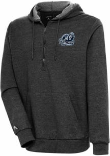 Antigua Old Dominion Monarchs Mens Black Action Long Sleeve 1/4 Zip Pullover
