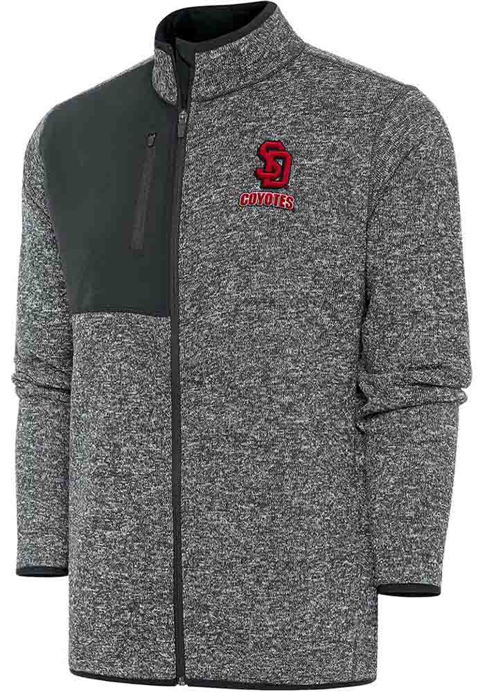 Antigua NCAA Louisville Cardinals Men's Fortune Full Zip Jacket, Grey, Large