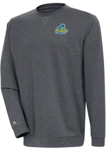 Antigua Delaware Fightin' Blue Hens Mens Charcoal Reward Long Sleeve Crew Sweatshirt