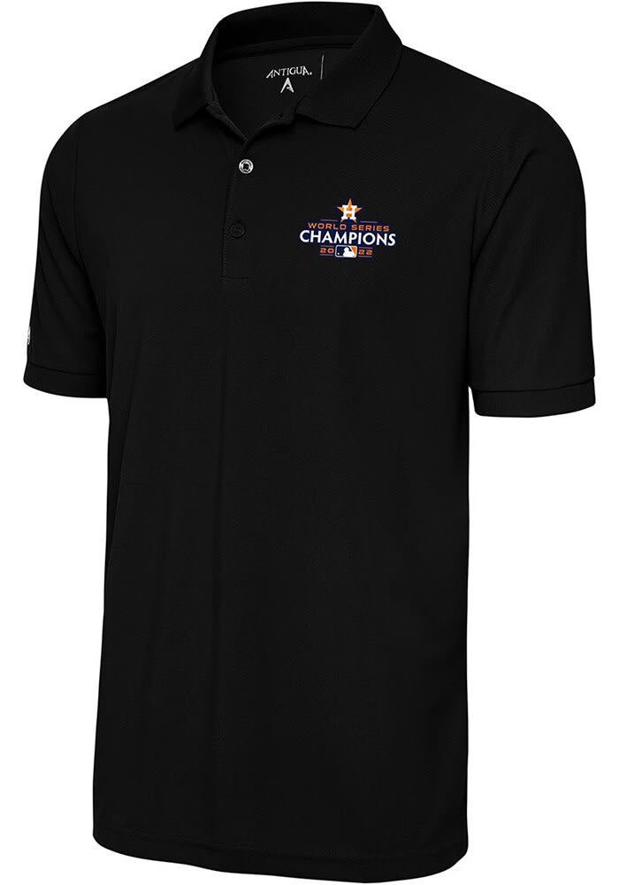 Antigua MLB Houston Astros 2022 World Series Champions Legacy Short-Sleeve Polo Shirt - L