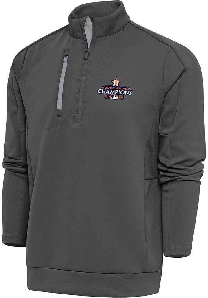 Columbia Men's 2022 World Series Champions Houston Astros Omni-Wick Shotgun  Quarter-Zip Shirt