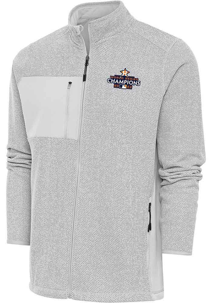 Women's Antigua Heather Gray Houston Astros 2022 World Series