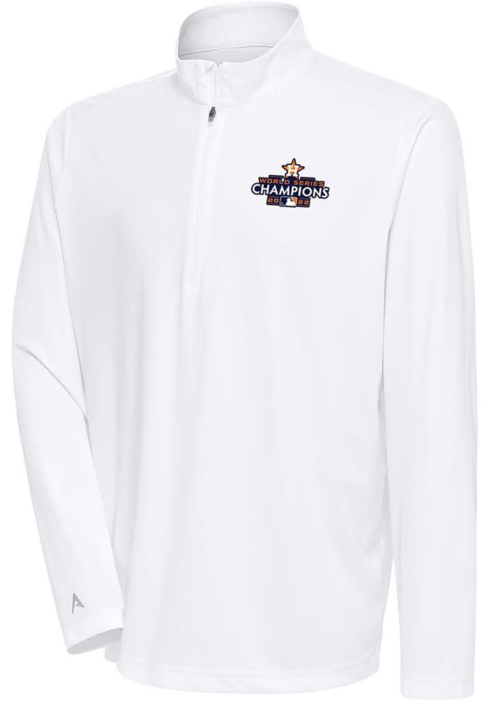 Columbia Men's 2022 World Series Champions Houston Astros Omni-Wick Shotgun  Quarter-Zip Shirt