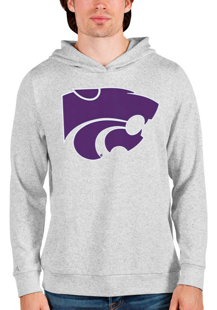 Colosseum K-State Wildcats Mens Purple Graham Long Sleeve Hoodie