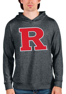 Antigua Rutgers Scarlet Knights Mens Grey Absolute Long Sleeve Hoodie