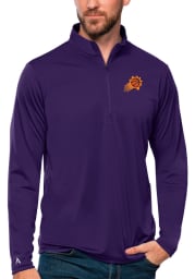 Antigua Phoenix Suns Mens Purple Tribute Long Sleeve 1/4 Zip Pullover