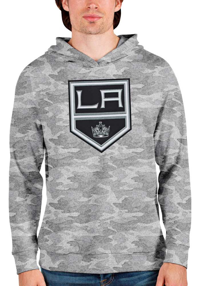 Los Angeles Kings Antigua Victory Pullover Sweatshirt - White