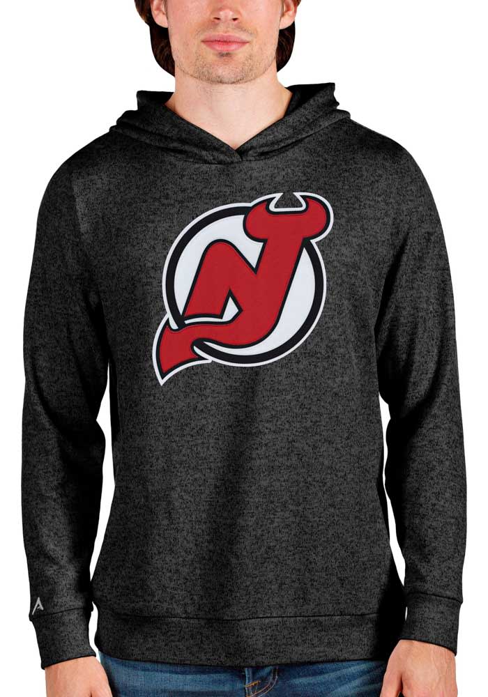 New Jersey Devils Antigua Victory Pullover Sweatshirt - Black