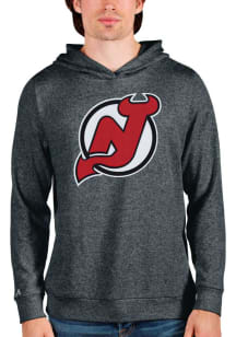 Antigua New Jersey Devils Mens Charcoal Absolute Long Sleeve Hoodie
