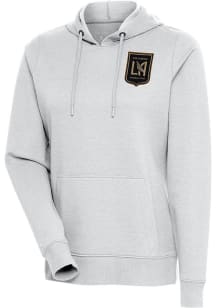 Antigua Los Angeles FC Womens Grey Action Hooded Sweatshirt