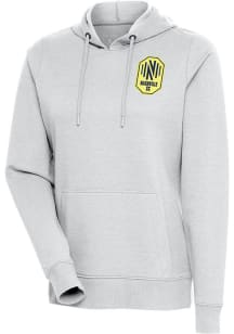 Antigua Nashville SC Womens Grey Action Hooded Sweatshirt