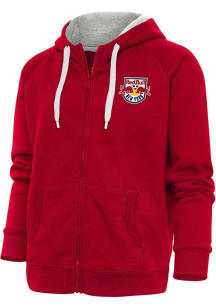 Antigua New York Red Bulls Womens Red Victory Long Sleeve Full Zip Jacket