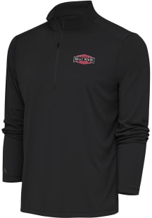 Antigua Rally House Mens Grey Employee Tribute Long Sleeve 1/4 Zip Pullover