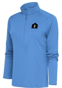 Antigua Rally House Womens Blue Employee Tribute 1/4 Zip Pullover