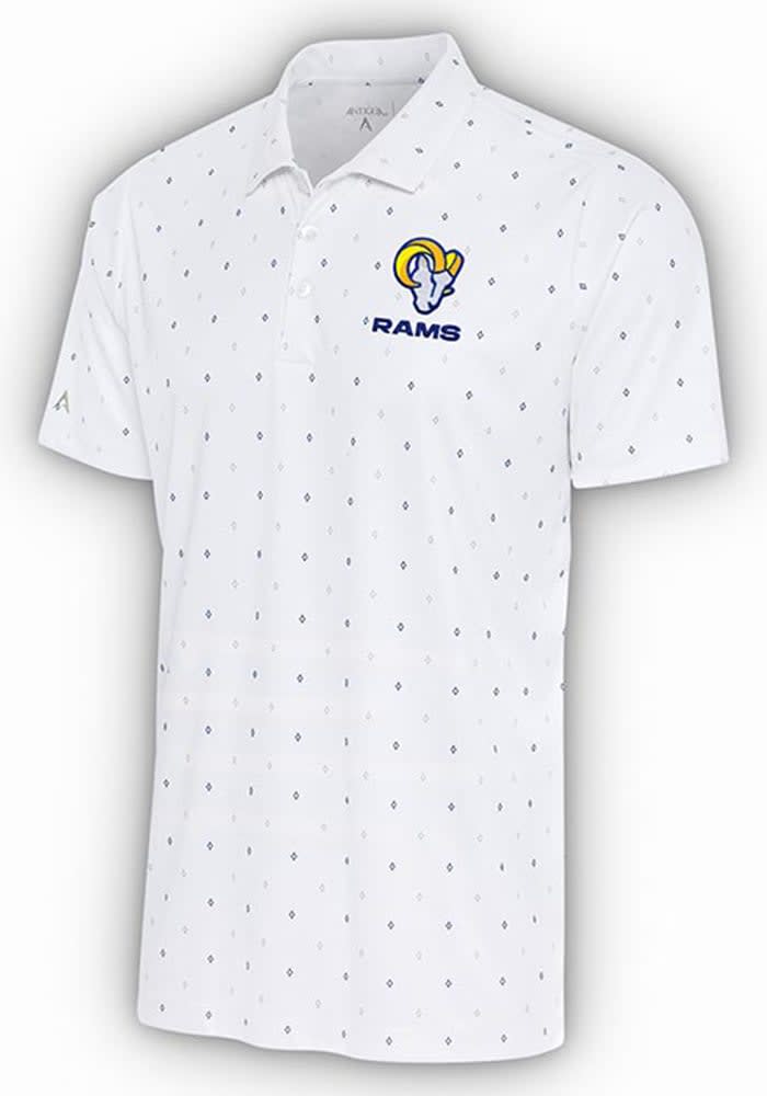 Los Angeles Rams Antigua Spark Polo - White