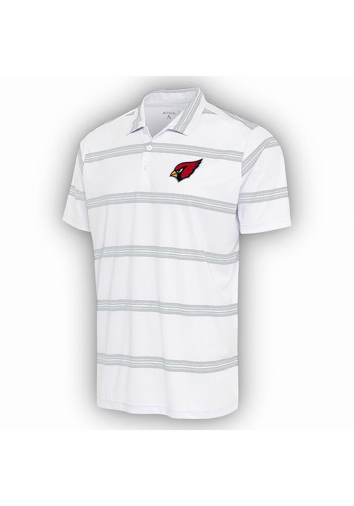 Arizona Cardinals Antigua Nova Polo - Black/Steel