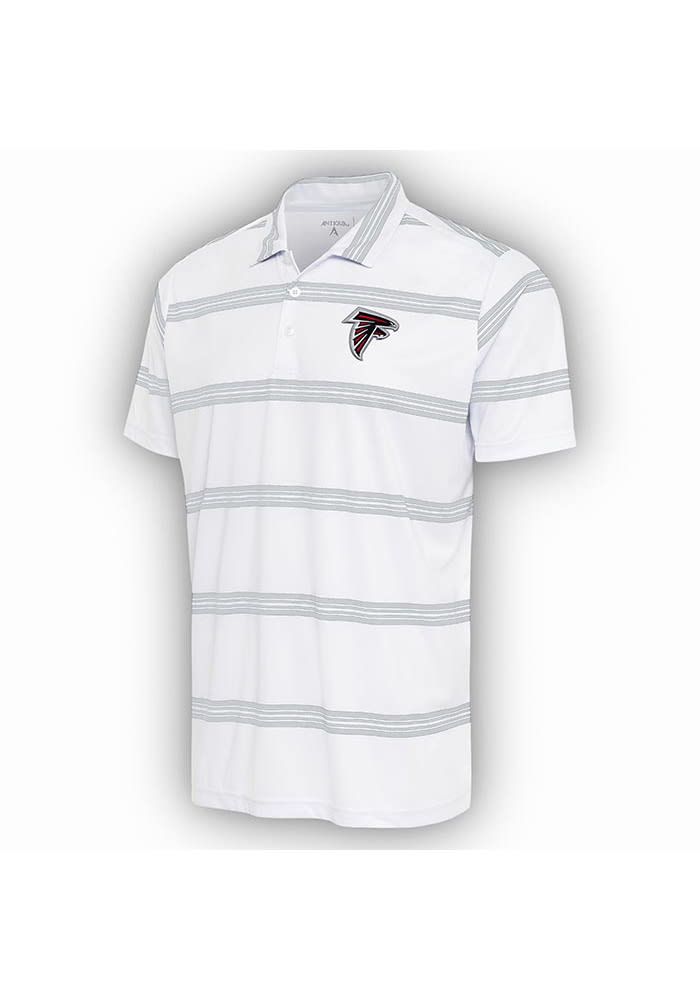 Men's Antigua White/Red Atlanta Falcons Groove Polo