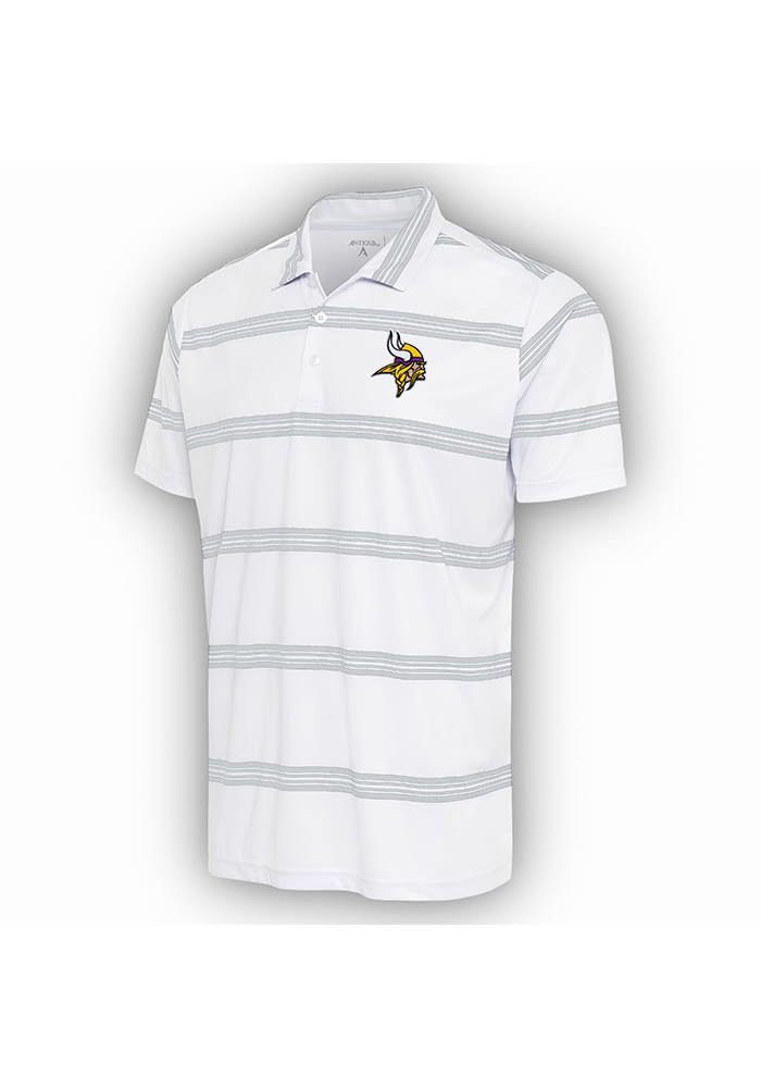 Minnesota Vikings Antigua Nova Polo - Purple/Steel