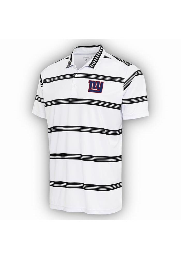 Men's Antigua White New York Giants Legacy Pique Polo Size: Small