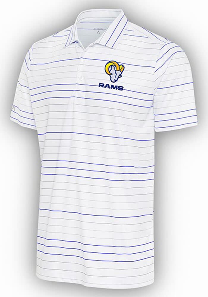 Los Angeles Rams Antigua Spark Polo - White