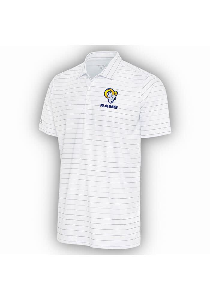 Los Angeles Rams Antigua Spark Polo - White