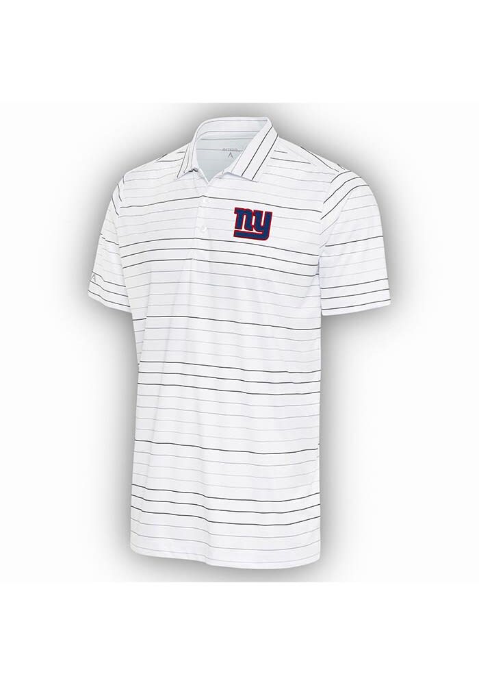 Men's Antigua White New York Giants Legacy Pique Polo Size: Small