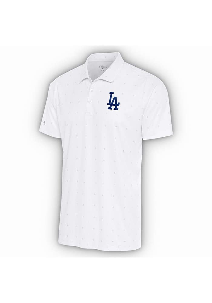 Los Angeles Dodgers Antigua Esteem Polo - White