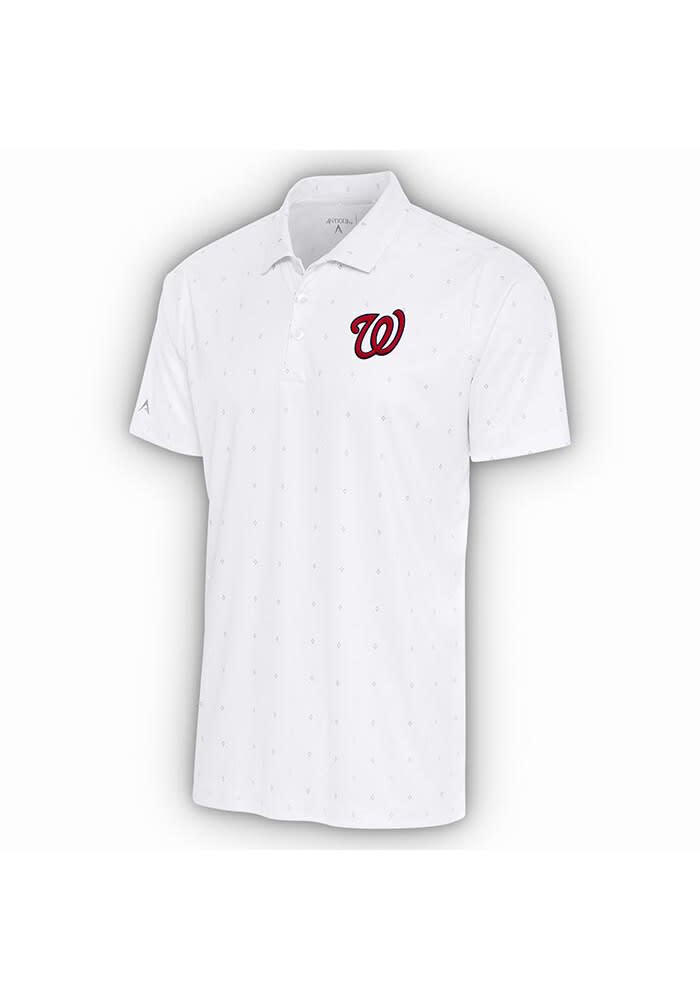 Men's Levelwear Gray Washington Nationals City Connect Sector Insignia Core  Polo