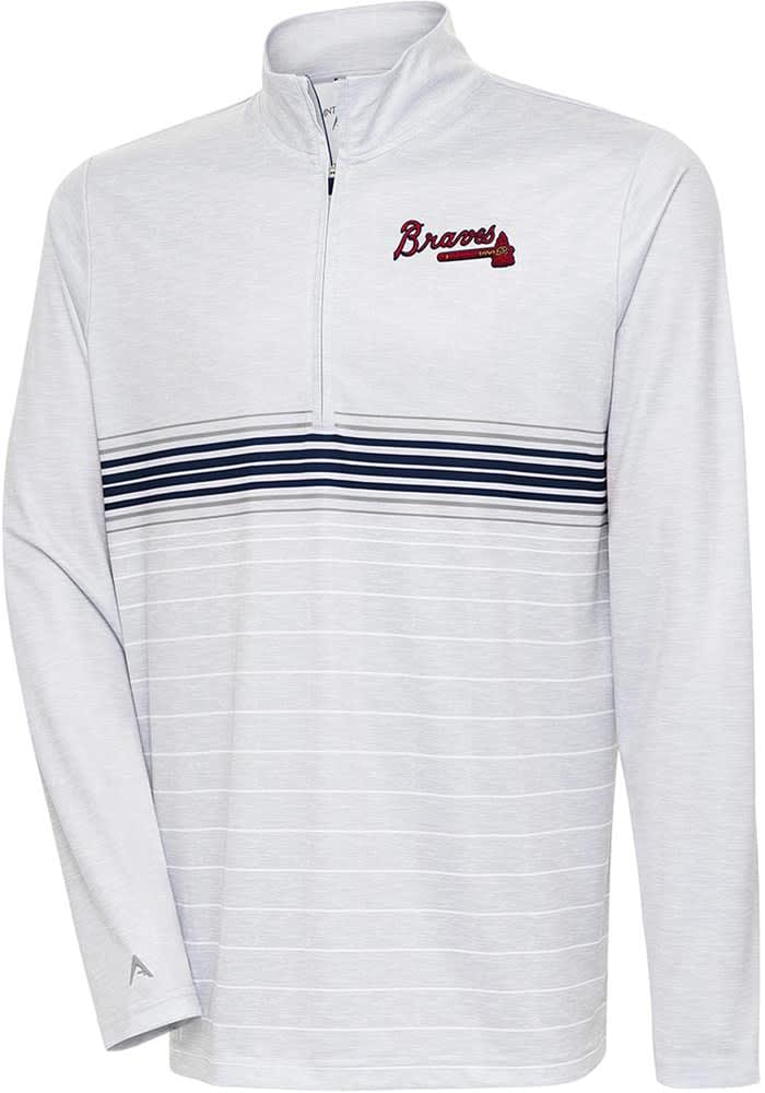 Columbia Men's Atlanta Braves Omni-Wick Shotgun 1/4 Zip Pullover